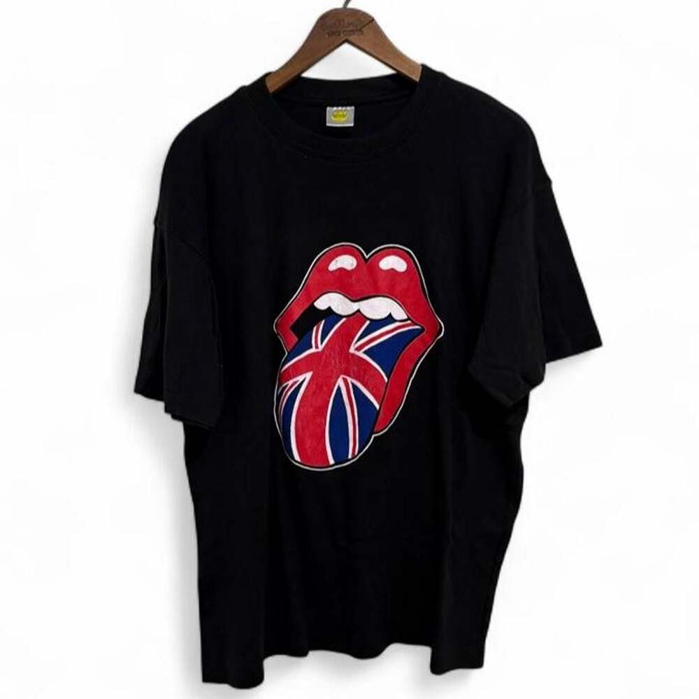 Vintage Goldmedal The Rolling Stones Union Jack Tongue Logo T-Shirt